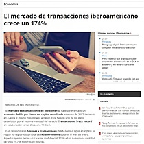 El mercado de transacciones iberoamericano crece un 174%